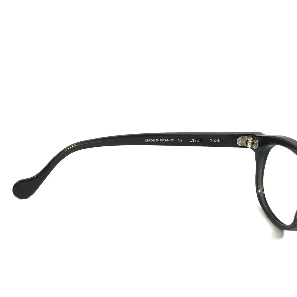 Anne & Valentin Eyeglasses Frames CHET 1538 Shiny Black Round Full Rim 45-20-140